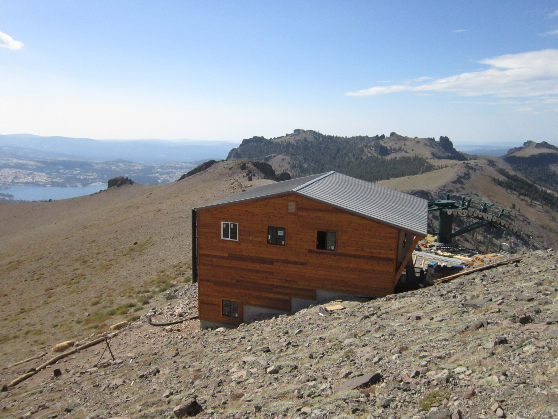 Top of chair 10 kirkwood ski resort